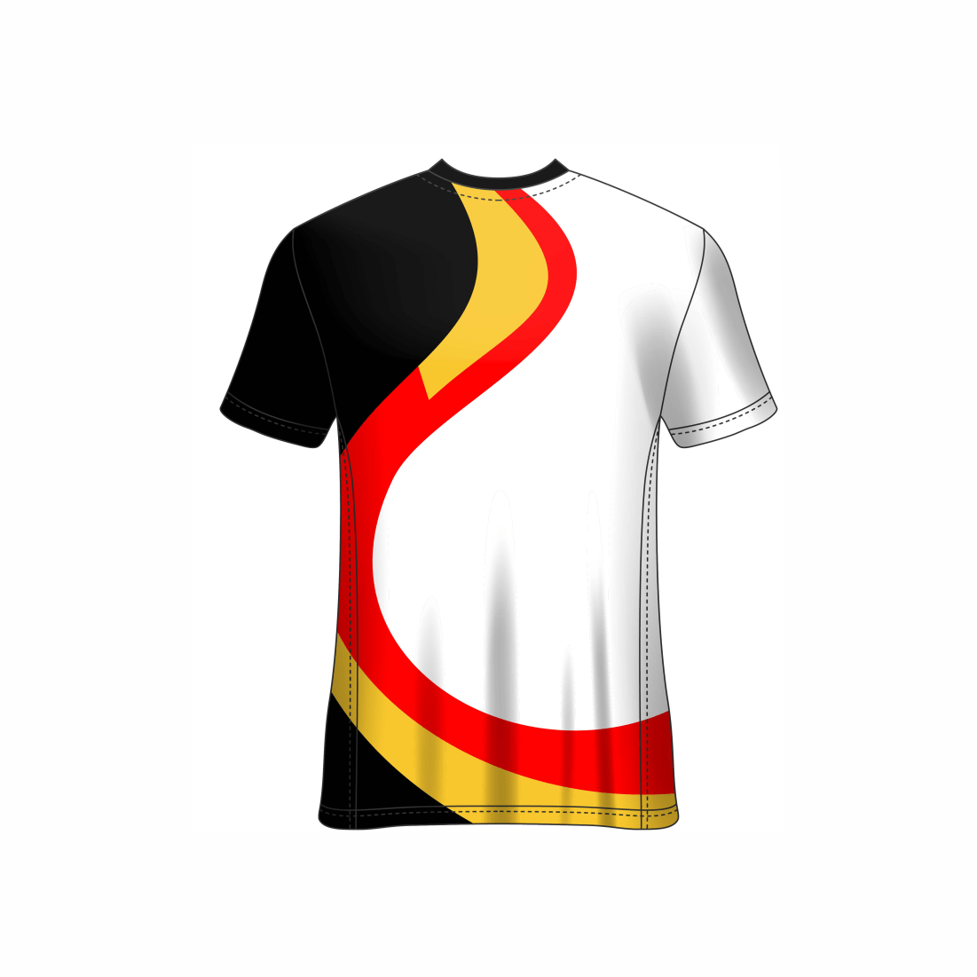 Next Print Customised All Over Printed Round Neck T-Shirt NP0000S698 - Next Print