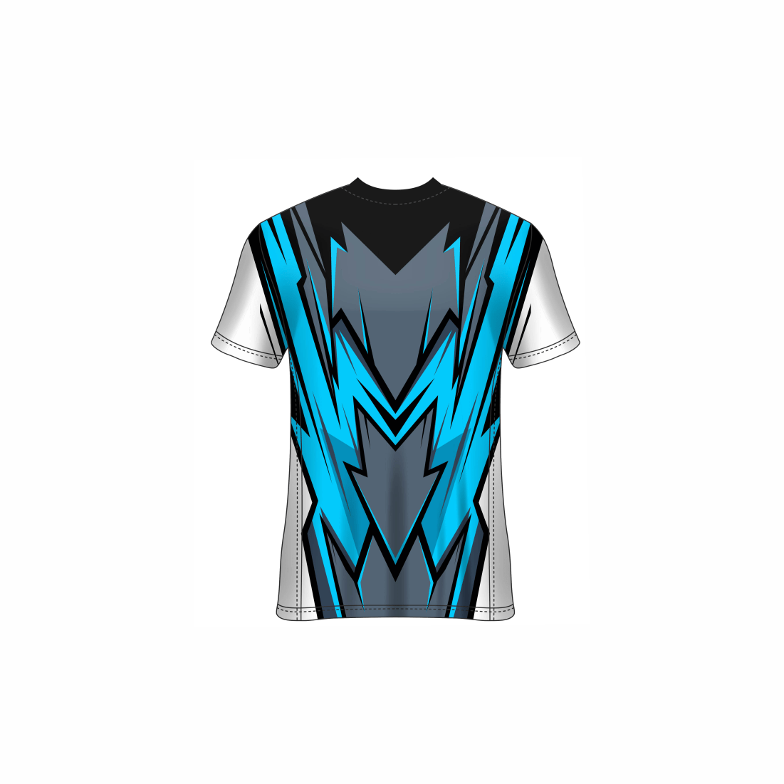 Next Print Customised All Over Printed V Neck T-Shirt NP0000S671 - Next Print