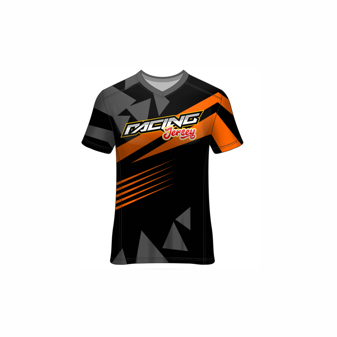 Next Print Customised All Over Printed V Neck T-Shirt NP0000S672 - Next Print