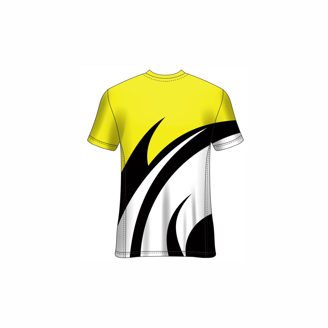 Next Print Customised All Over Printed V Neck T-Shirt NP0000S703 - Next Print