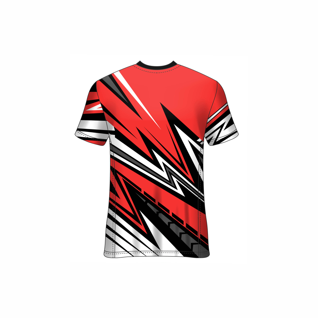 Next Print Customised All Over Printed V Neck T-ShirtNP0000S673 - Next Print