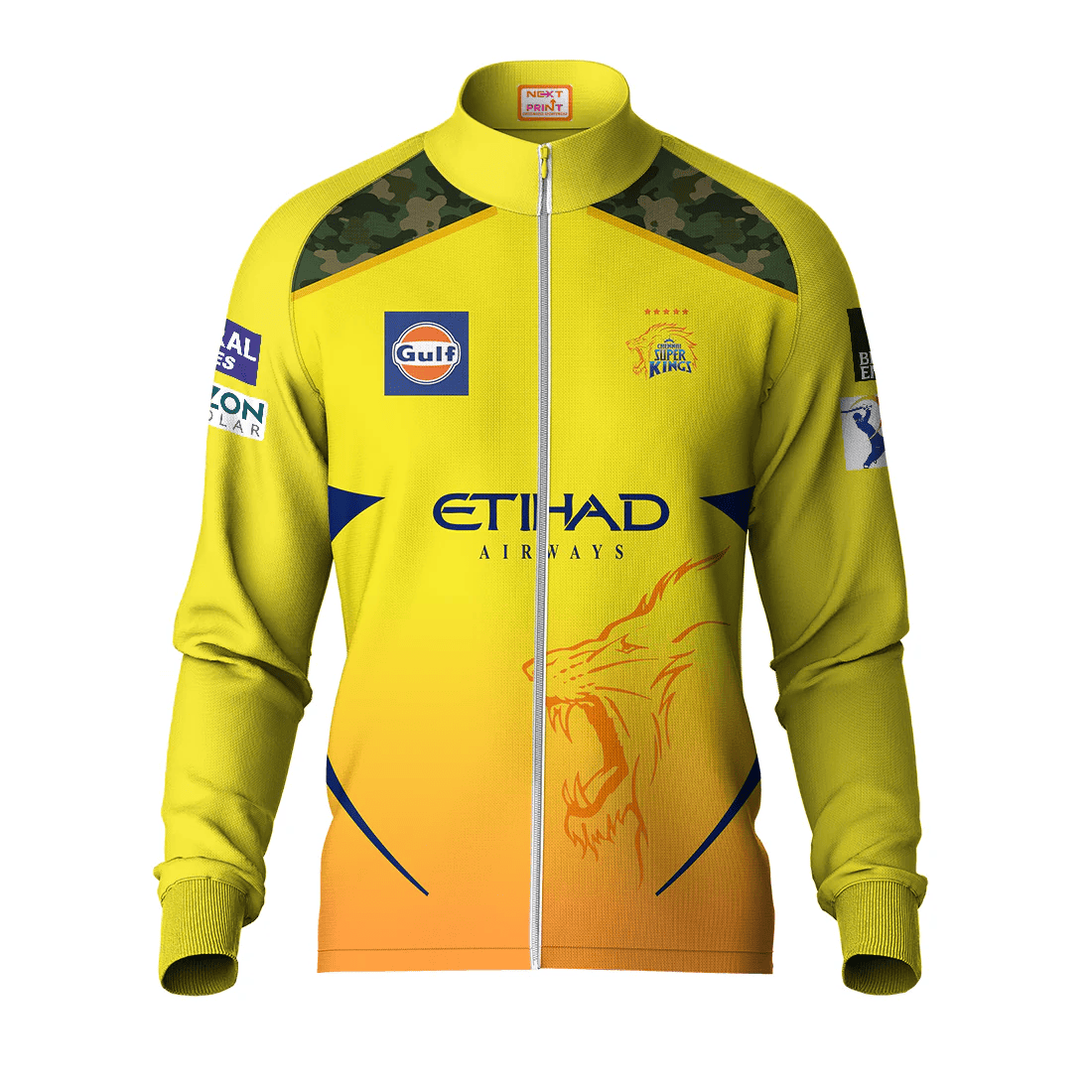 Next Print Customised Ipl Chennai Super Kings Printed Jacket - Next Print