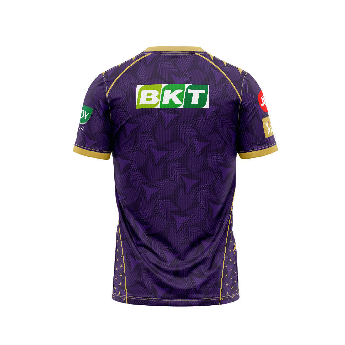 Next Print Customised Ipl Kolkata Knight Riders Printed V Neck Jersey. - Next Print