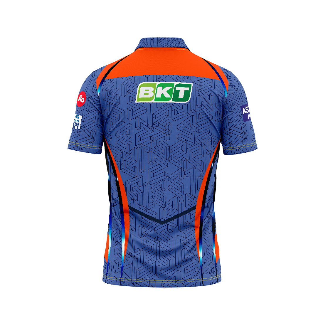 Next Print Customised Ipl Lucknow Super Giants Printed Polo Collar Jersey. - Next Print