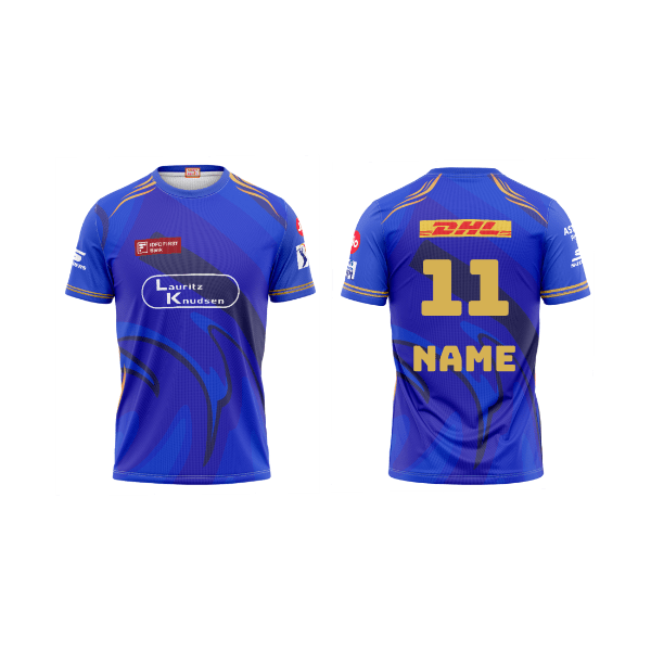 Next Print Customised Mumbai Jersey Printed Round Neck - Next Print
