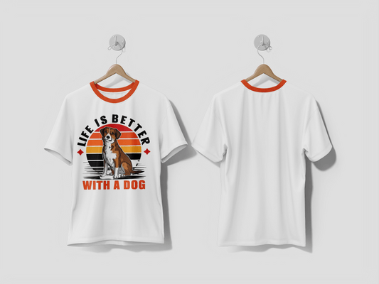 NEXT PRINT Dog Vintage t shirt design Vector Illustration Dog lover t shirt design - Next Print
