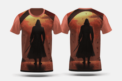 Next Print Full shot ninja wearing equipment Printed t-shirt - Next Print