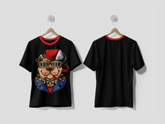 NEXT PRINT Gangster dog character vector illustration Printed t-shirt - Next Print