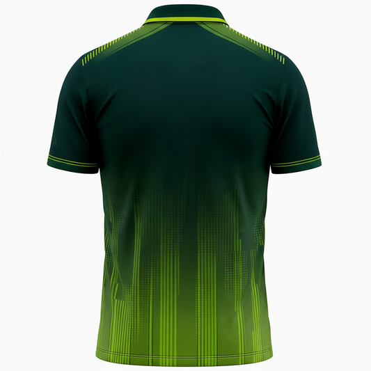 Next Print Green Cricket Jersey Digital Design – Custom Name & Number Sublimation Sports T-Shirt India