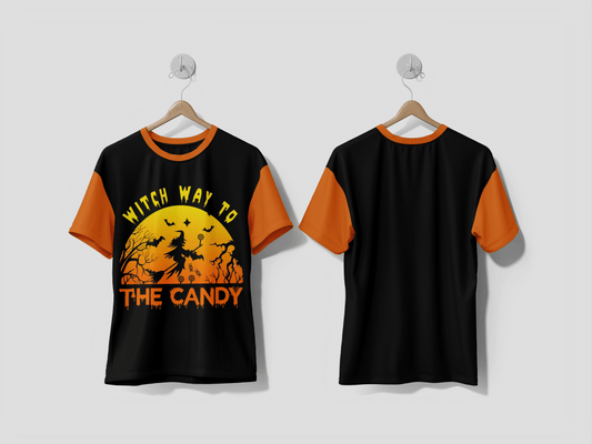 Next Print Halloween scary cat t-shirt design Printed t-shirt - Next Print