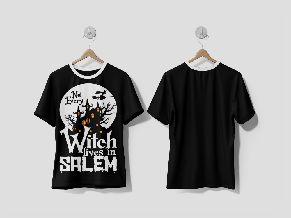 Next Print Halloween T shirt design typography vintage PRINTED T - SHIRT - Next Print