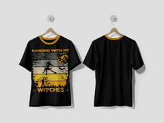 Next Print Hanging with my witches Halloween t-shirt design - Next Print