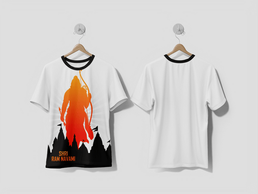 NEXT PRINT Hindu festival celebrated ram navami design t-shirt - Next Print