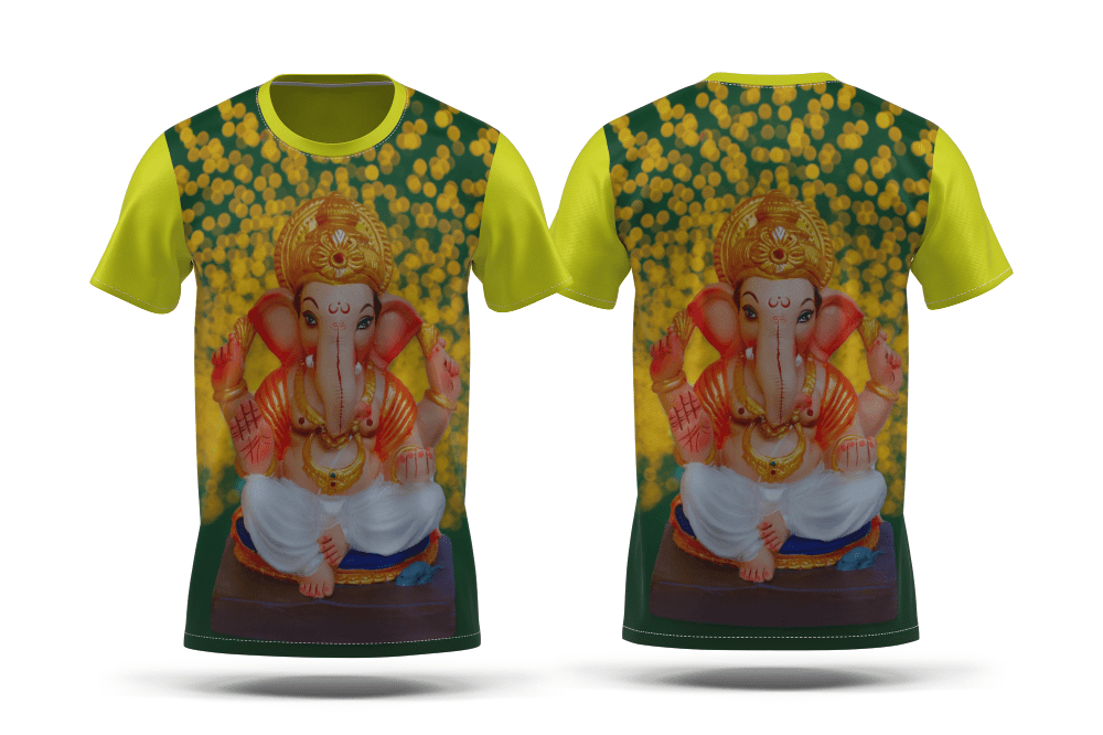 Next Print Indian Ganesha Festival , Lord Ganesha avatar photo Printed t-shirt - Next Print