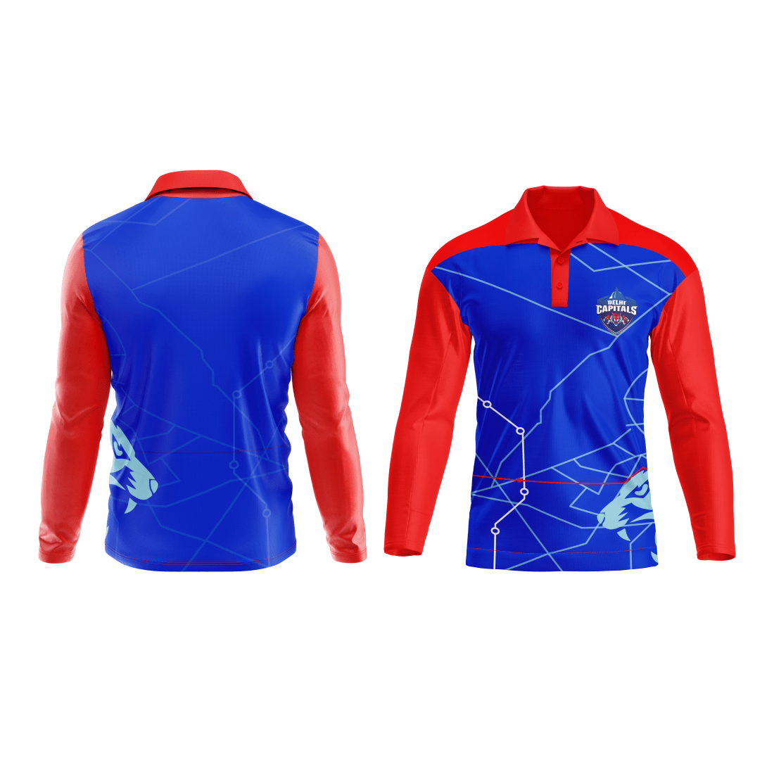 Next Print Ipl Delhi Capitals Printed Jersey full sleeves - Next Print