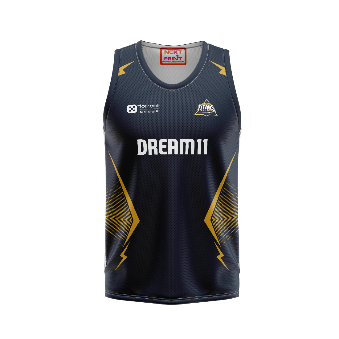 Next Print Ipl Gujrat Basketball jersey - Next Print