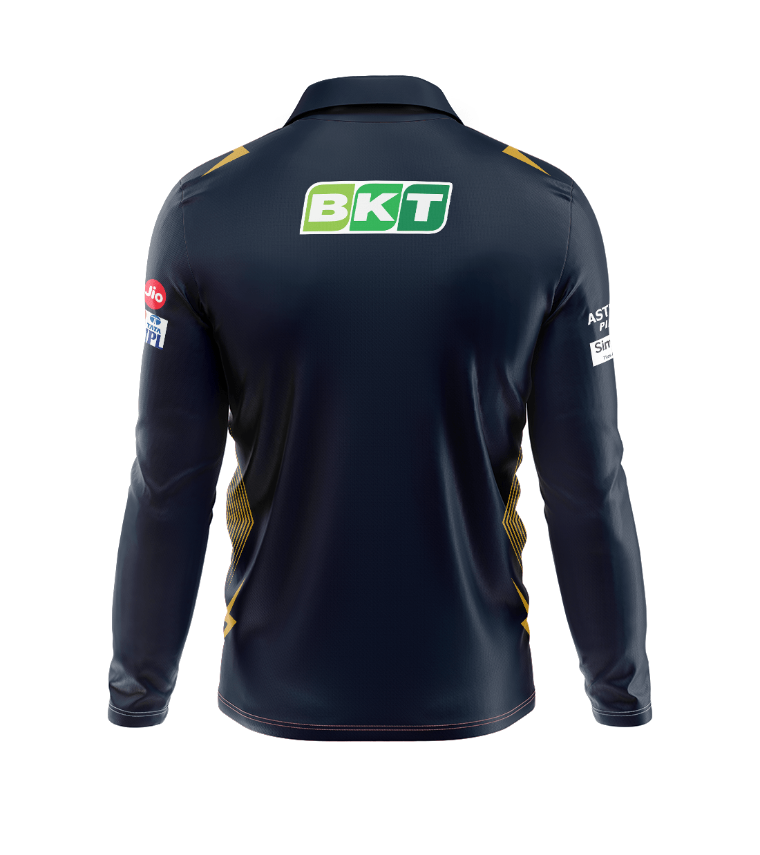 Next Print Ipl Gujrat Polo collar full sleeves jersey - Next Print