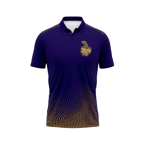 Next Print Ipl Kolkata Printed Polo Collar Jersey. - Next Print