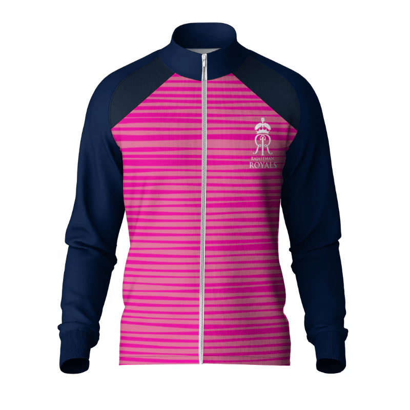 Next Print Ipl Rajasthan High Neck Polo Customized Jacket - Next Print