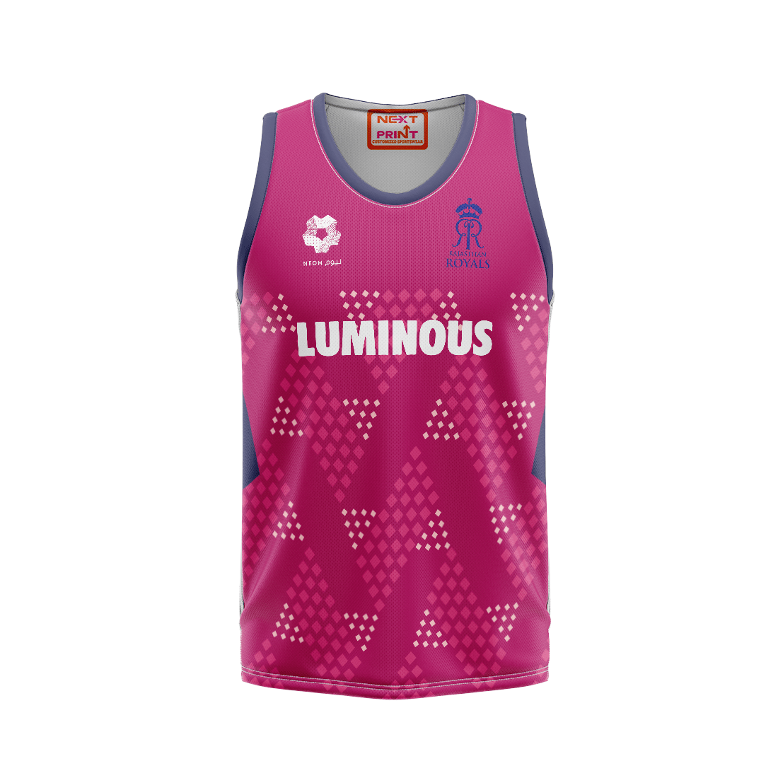 Next Print Ipl Rajasthan Royals Printed Basketball Jersey - Next Print