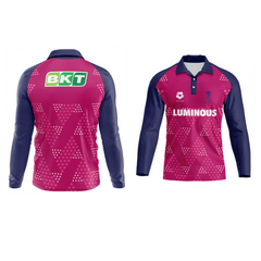 Next Print Ipl Rajasthan Royals Printed polo collar Jersey - Next Print