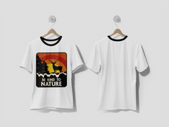 Next Print Mountain Outdoor Adventure Label Vector Illustration Retro Vintage Badge Sticker Printed T-shirt - Next Print