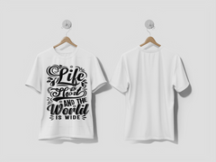 Next Print Positive quote typography t shirt design printed t-shirt - Next Print