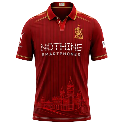 Next Print Red Cricket Jersey RCB Style – Custom Name & Number Sublimation Sports T-Shirt India