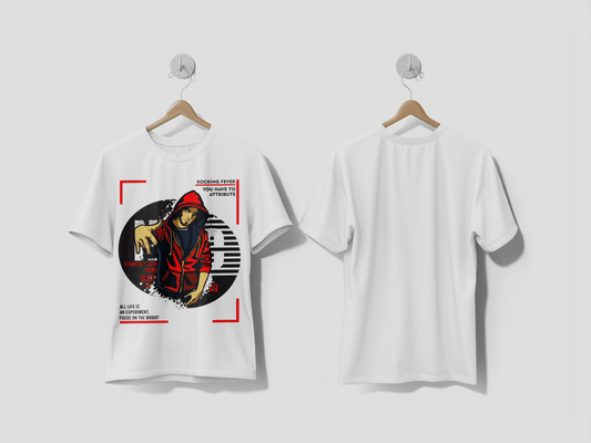 Next Print ROCKING FEVER YOU HAVE TO ATTRIBUTE MODERN AND STYLISH TYPOGRAPHY DESIGN GRAPHIC VECTOR DESIGN printed t-shirt - Next Print