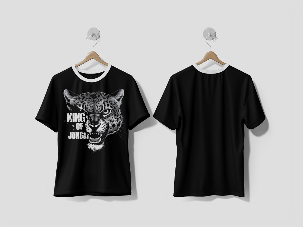 NEXT PRINT Tiger t shirt design Printed t-shirt - Next Print