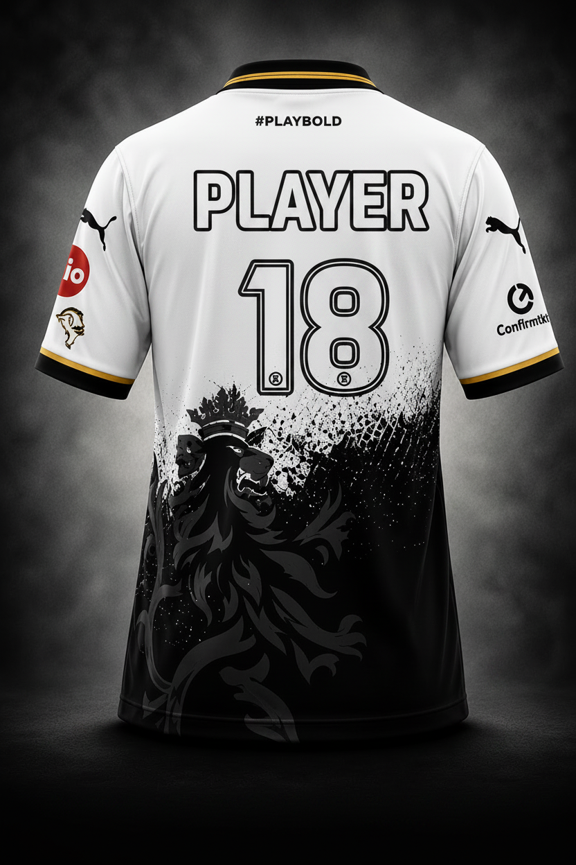 Next Print White Gold Custom Fan Jersey for Men – Personalized Name & Number Polo Edition