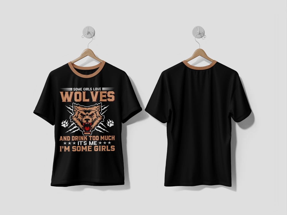 NEXT PRINT Wolf t-shirt design - Next Print