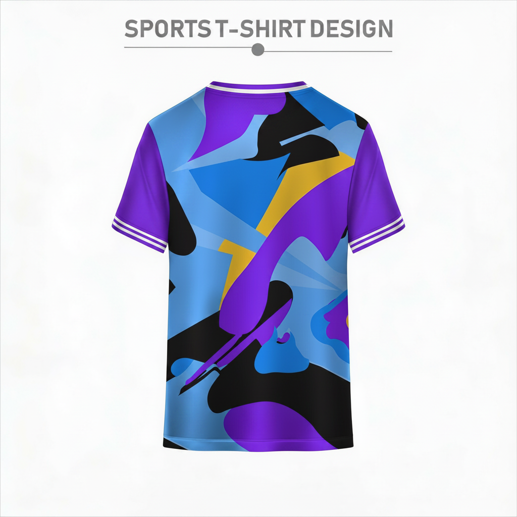 Next Print Multicolor Sports Jersey T-Shirt  | Custom Cricket, Football & Gym Team Wear