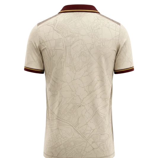 NextPrint RCB Beige Map Lion Jersey – Premium Player Version Cricket T-Shirt