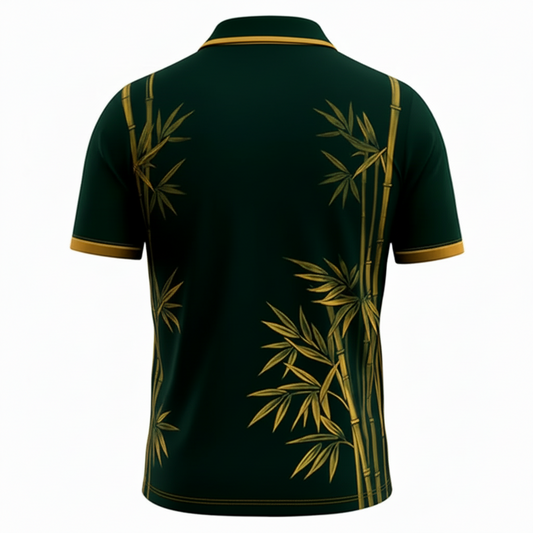 NextPrint RCB Green Bamboo Special Edition Jersey – Premium Player Version Cricket T-Shirt