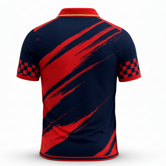 Next Print RCB Navy Red Cricket Jersey 2025 Player Edition – Custom Name & Number Sports T-Shirt