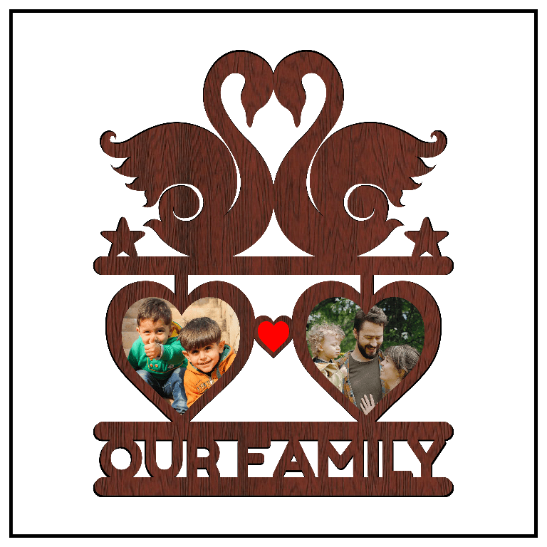 Our Family Wall Frame - Next Print