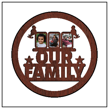 Our Family Wall Frame - Next Print