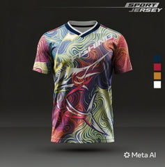 Fishing theme sports T-shirt for men