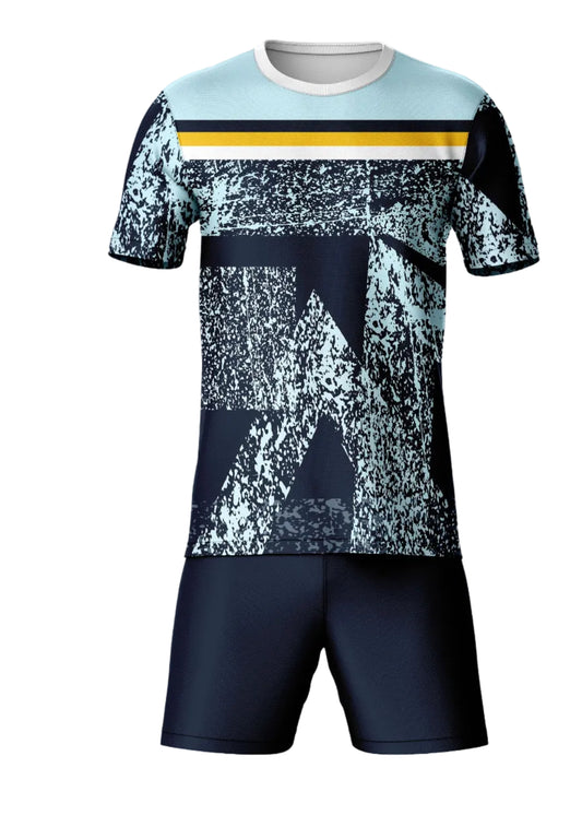 Next print Custom Patterned Sports Jersey with Shorts | Team Uniform Set India