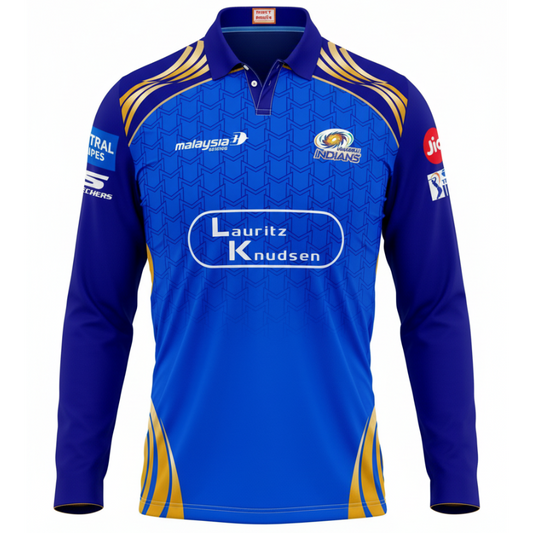 Next Print Custom Mumbai Cricket Jersey with Name & Number | Personalized Team Jersey India | NextPrint