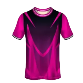 Pink black esports jersey front view