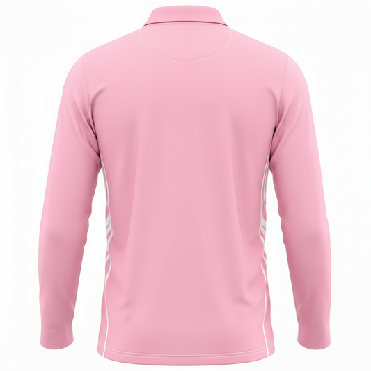 Next print Pink Team Cricket Jersey Full Sleeves Custom Name & Number – Custom Cricket Team Style Sports T-Shirt India