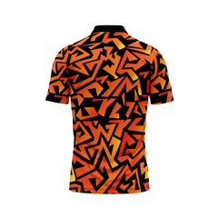 Next Print Customised Ipl Sunrisers Hyderabad Printed Polo Collar Jersey.