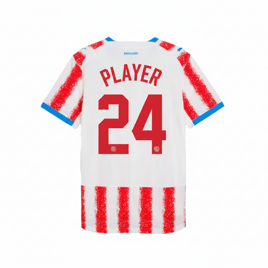 Custom Portugal style football jersey with personalized name and number
