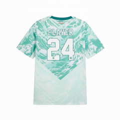 Custom Portugal style football jersey with personalized name and number