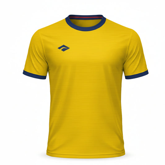 Premium blue custom sports jersey for men cricket football team uniform with personalized name and number by NextPrint India