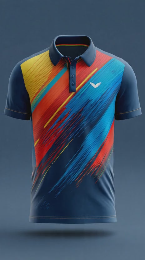 Next Print Cricaket Sports Polo T-shirt / All Over Priented Jersey / Men And Women.