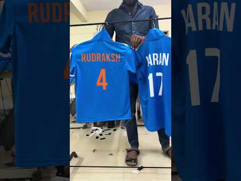 Customised India Cricket Jersey 2025.With Your Name and Number Print.