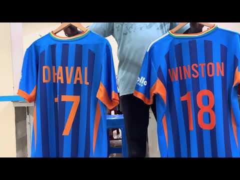 NEXT PRINT Customised India Blue Cricket Jersey - Personalize Your World Cup Kit.
